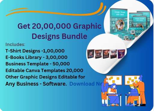 20 Lakh Ebooks and Graphic Bundles